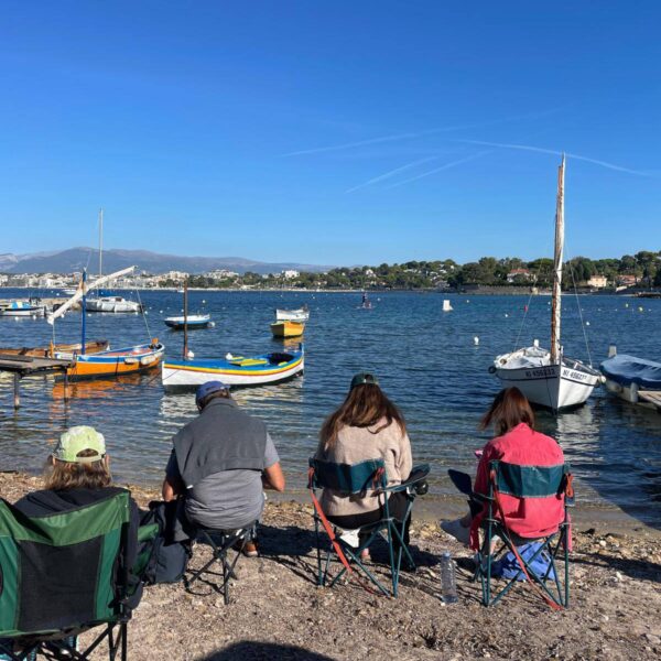 Le site préféré des peintres du cap d'Antibes